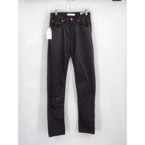 Billy Reid Mens Jeans Straight Leg Slim Cut Black Size 28 NWT